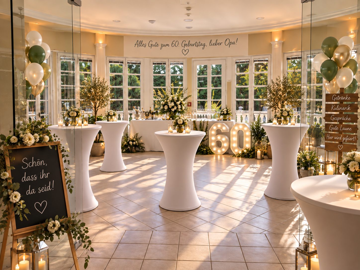 Wintergarten zum 60. Geburtstag